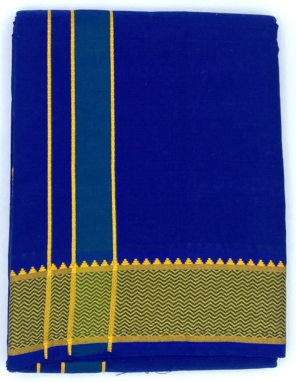 Cotton Thalapathy Dhoti With Angavastram (9X5) Muzham