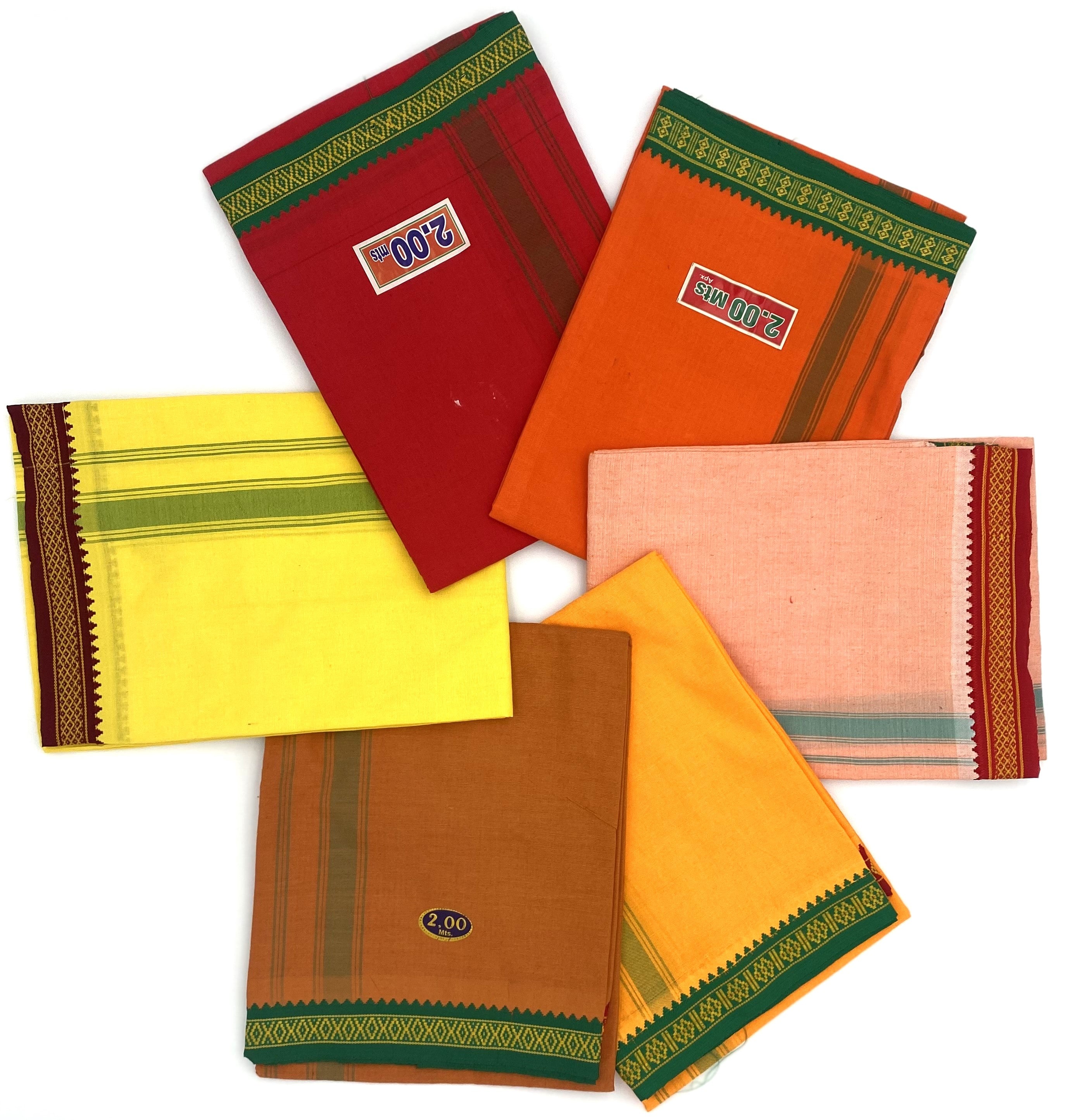 Indian Cotton Dhoti Outfits for Men Indian Clothing Online USA tagged Thalapathy Thalir Fashions