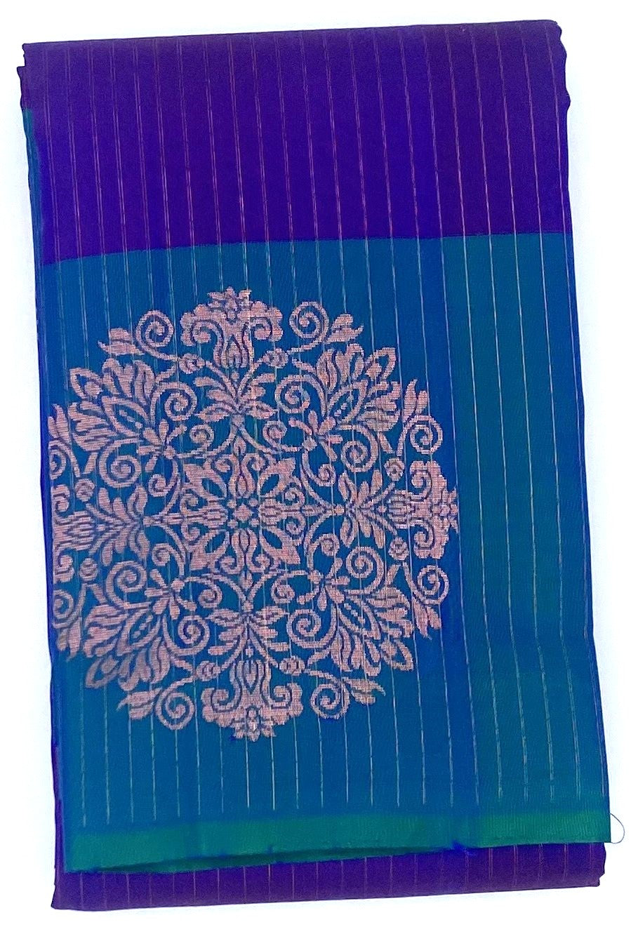 Handloom Pure Silk Saree - Rangoli Motif