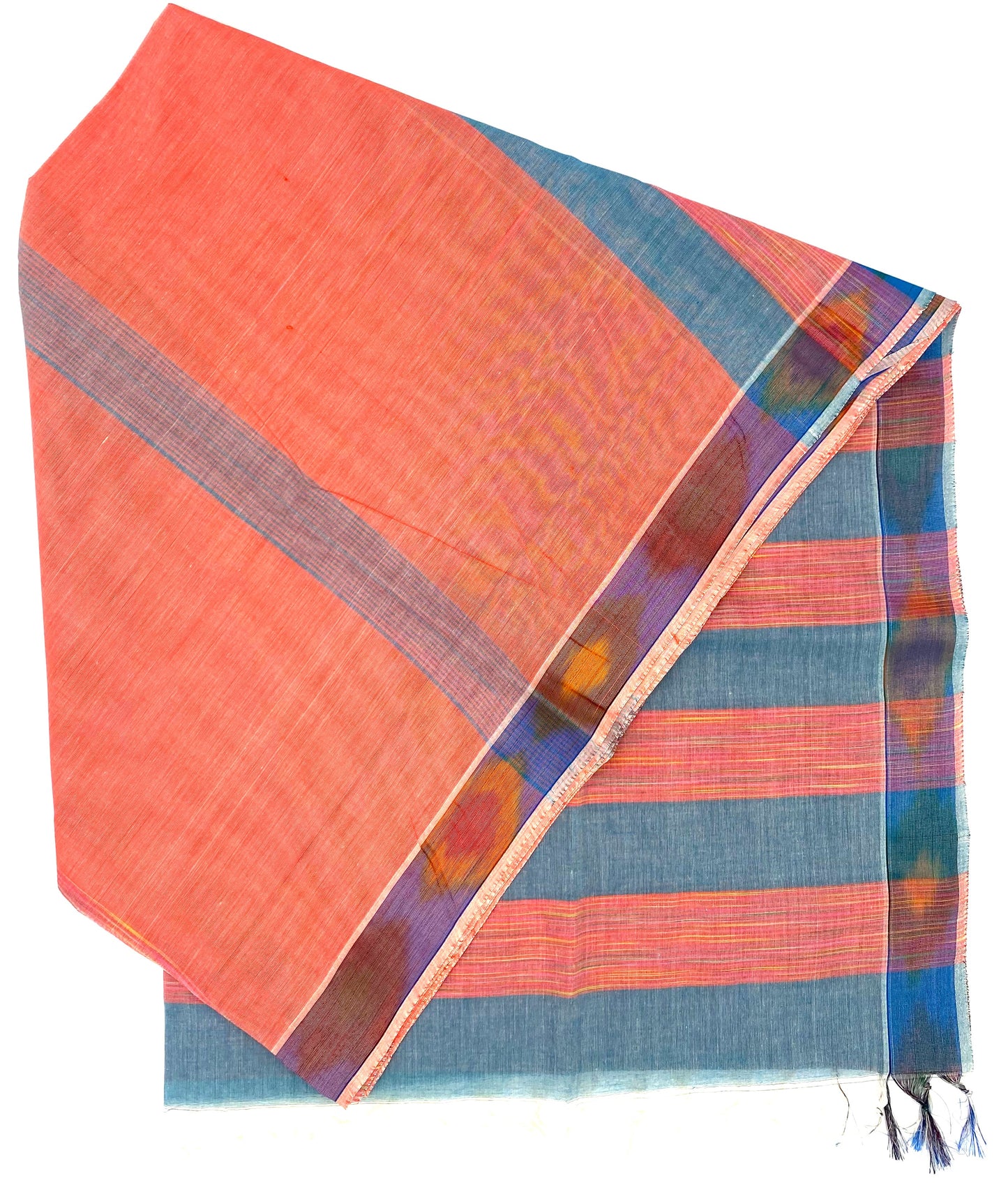 Cotton Saree - 2 inch Pochampally border