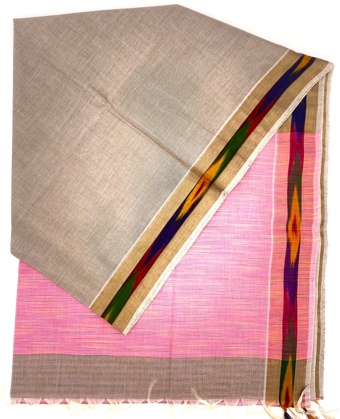 Cotton Saree - 1 inch Pochampally border
