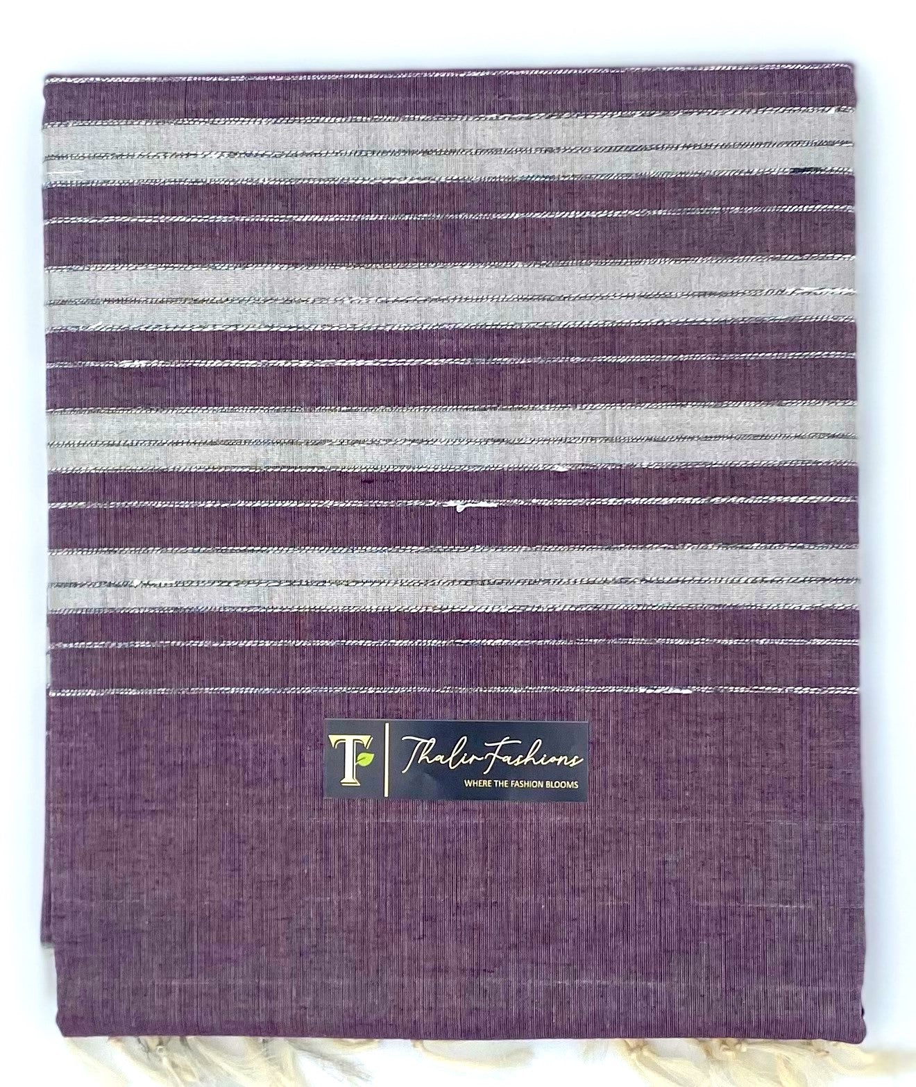 Cotton Saree - Fancy stripes