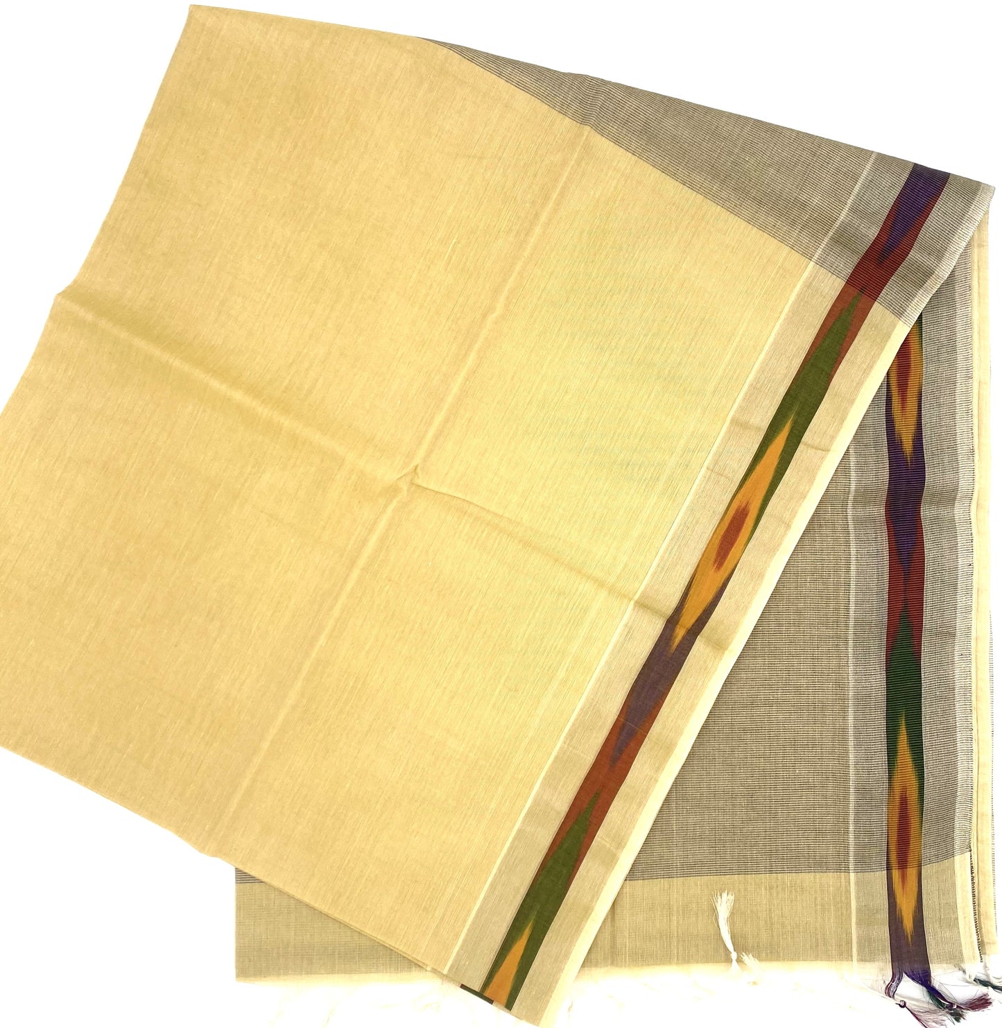 Cotton Saree - 1 inch Pochampally border