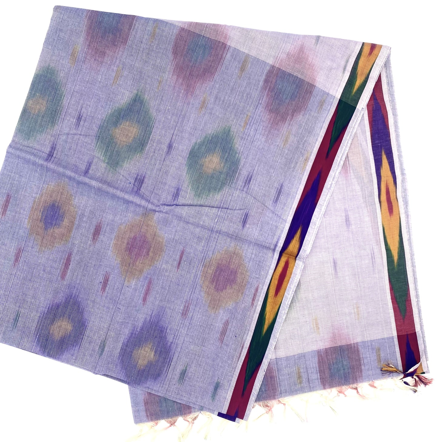 Cotton Saree - 1 inch Pochampally border